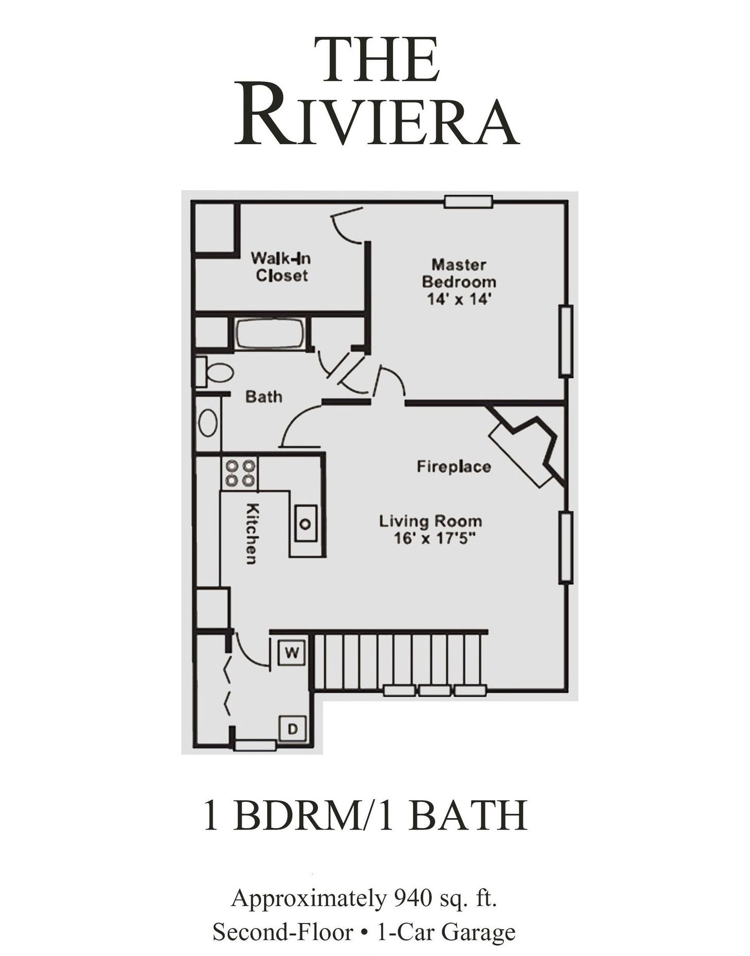 Riviera floor plan drawing