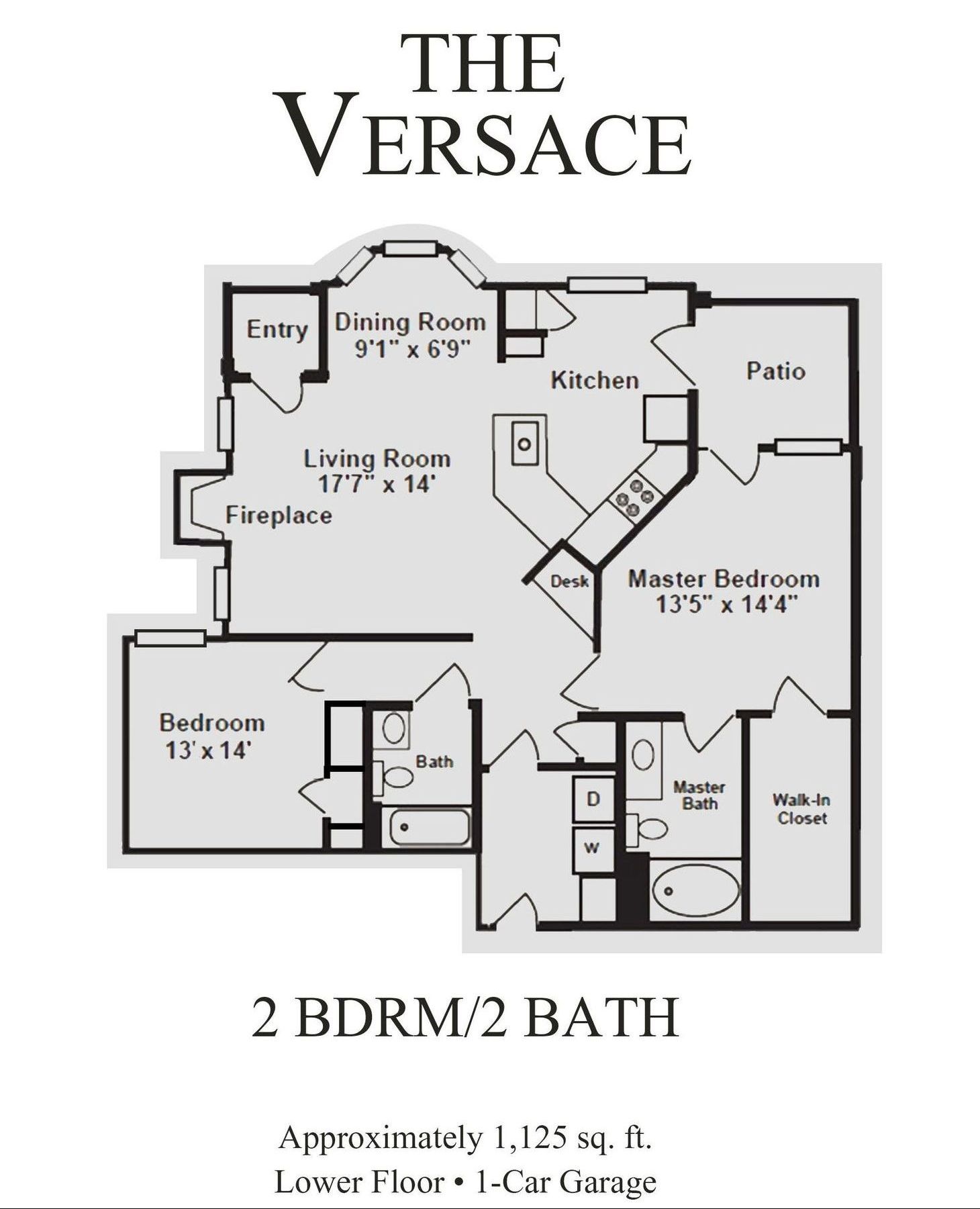 Versace floor plan drawing