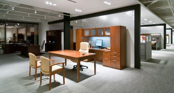 Desk and Chairs - Office Furniture Showroom in Ridgewood, NY