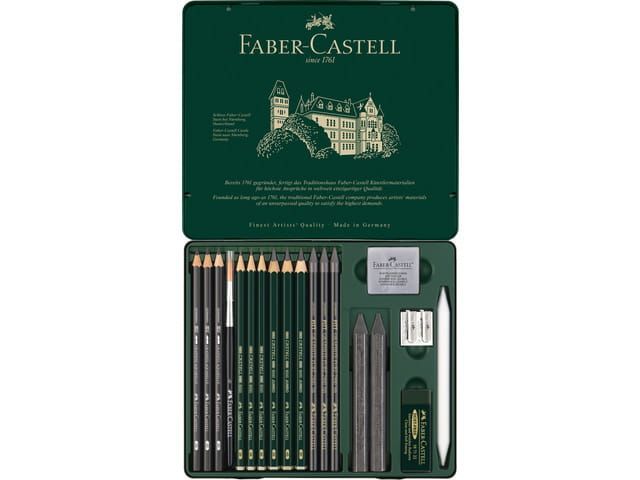 Faber Castell - Grafietset Pitt 19-delig
