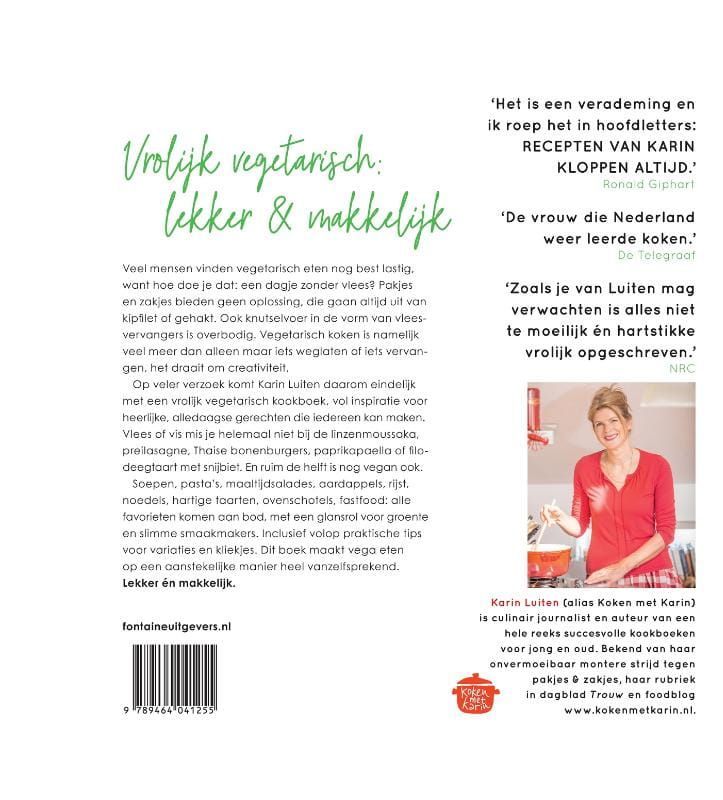 Karin Luiten; Vega zónder pakjes & zakjes