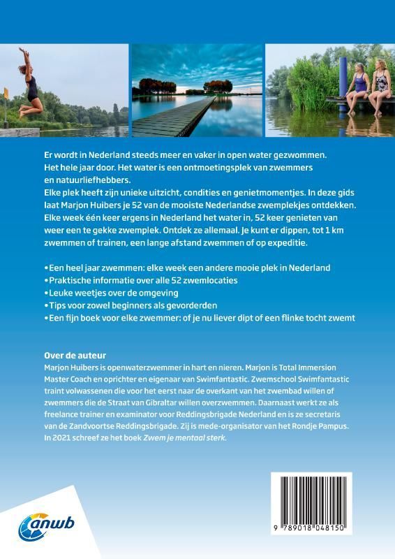 Marjon Huibers; Zwemmen in de natuur