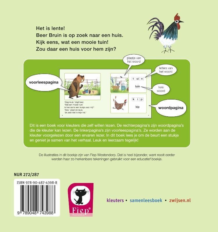 Fiep Westendorp; een beer in de tuin!