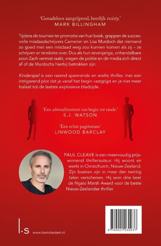 Paul Cleave; Kinderspel