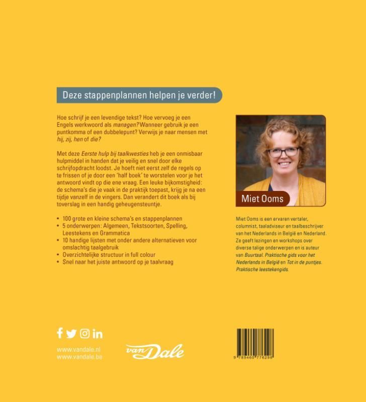 Miet Ooms; Eerste hulp bij taalkwesties