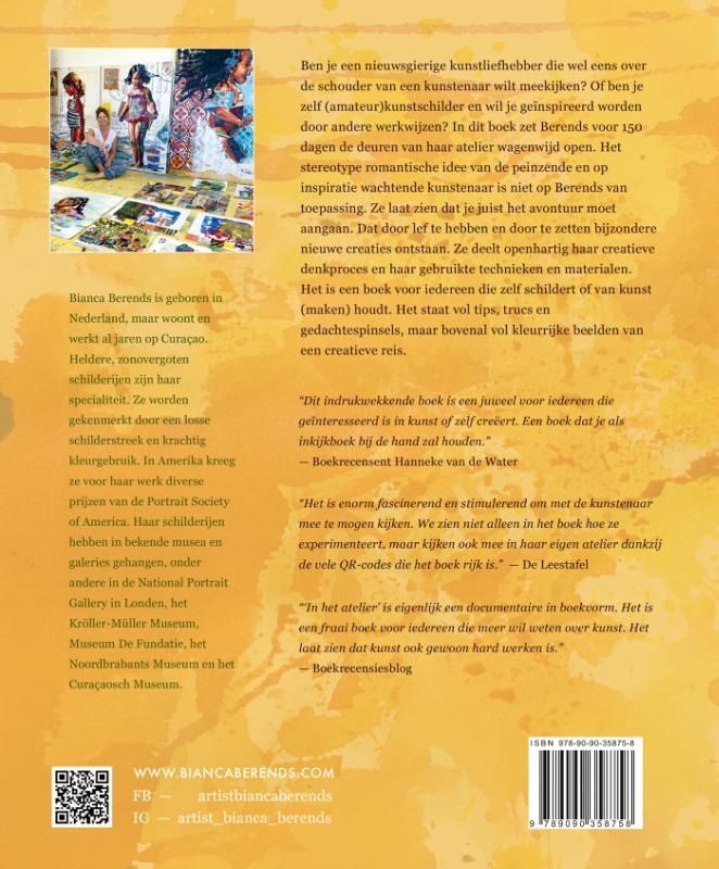 Bianca Berends; In het Atelier