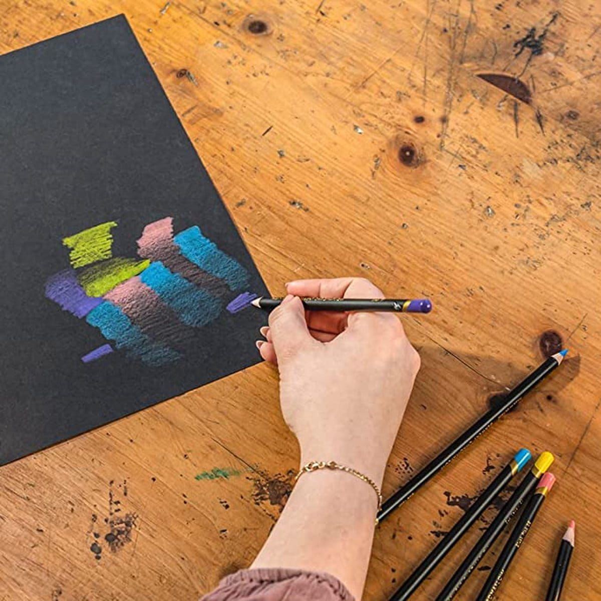 Derwent Chromoflow kleurpotloden  blik 36 stuks