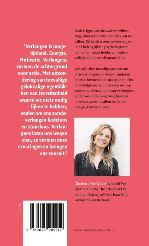 Charlotte Fox Weber; Wat wij willen