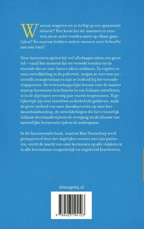 Max Nieuwdorp; Wij zijn onze hormonen