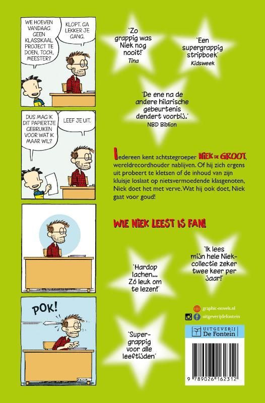 Lincoln Peirce; Niek de Groot gaat voor goud