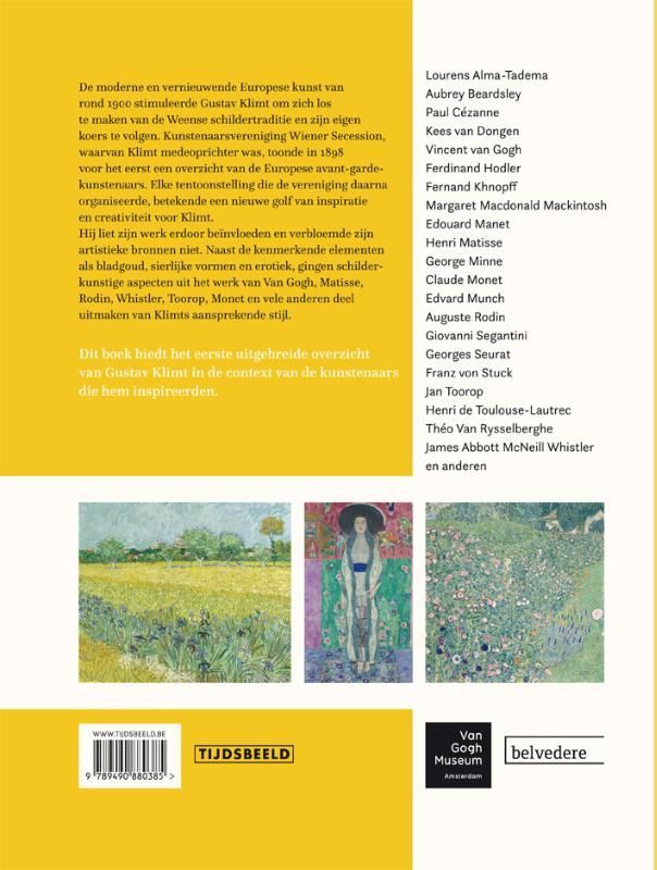 Stephanie Auer; Klimt geïnspireerd door Van Gogh, Rodin, Matisse