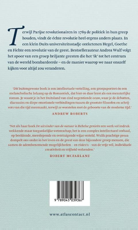 Andrea Wulf; Rebelse genieën