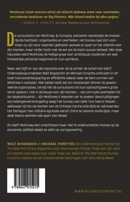 Walt Bogdanich; De macht van McKinsey