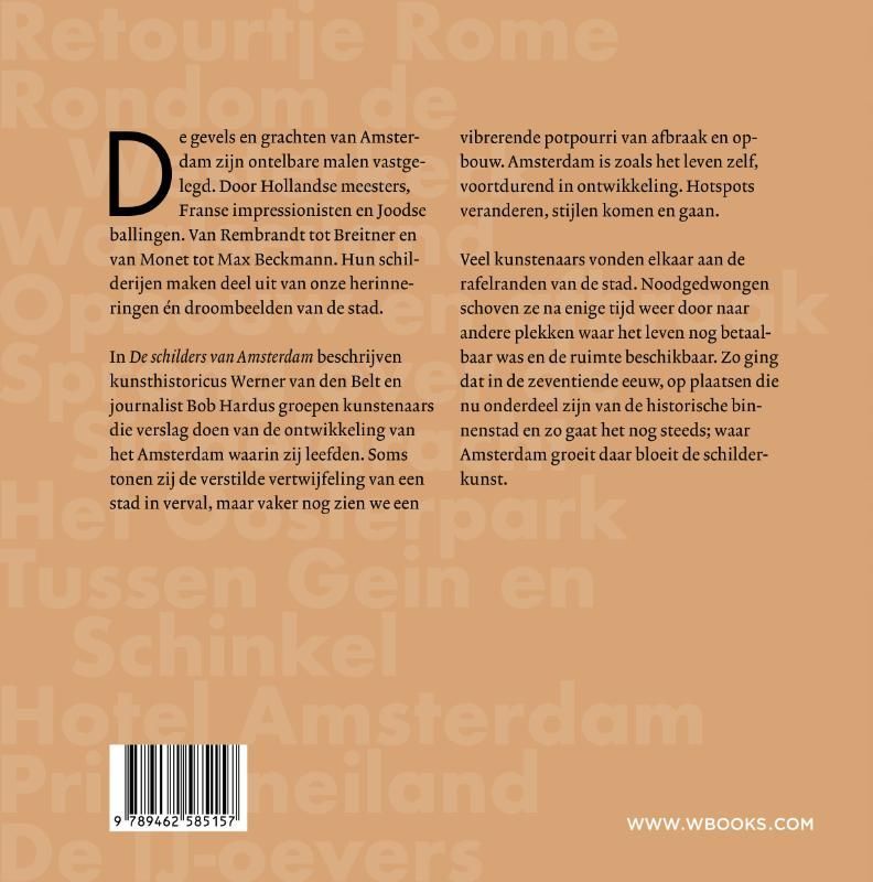 Werner van Belt; De schilders van Amsterdam
