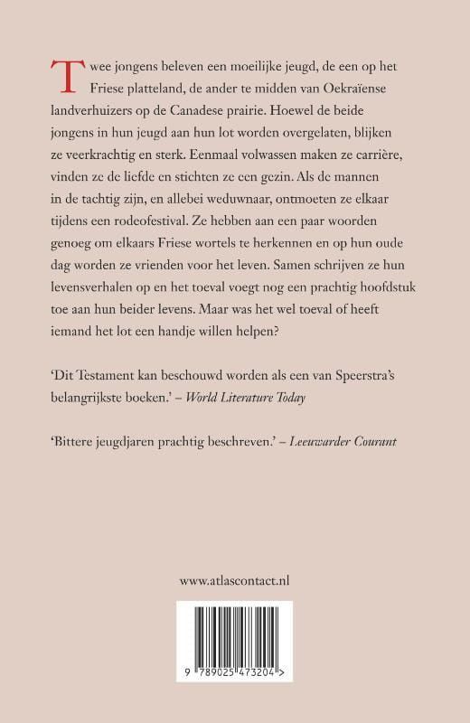 Hylke Speerstra; Testament van de ziel