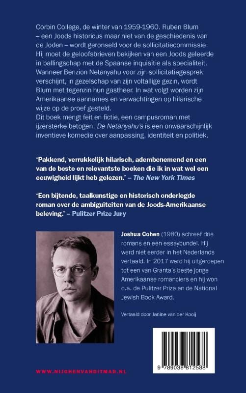 Joshua Cohen; De Netanyahu's