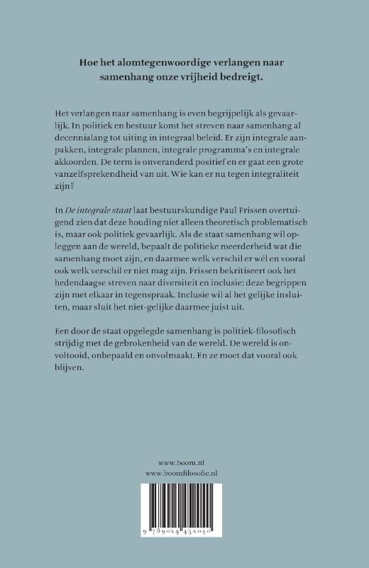 P.H.A. Frissen; De integrale staat