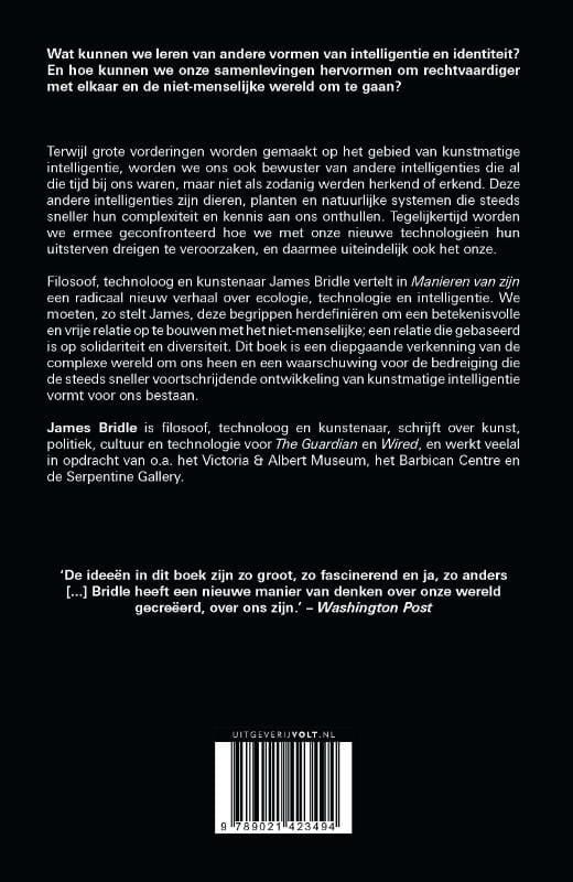 James Bridle; Manieren van zijn