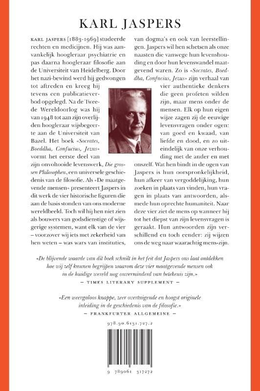 Karl Jaspers; Socrates, Boeddha, Confucius, Jezus