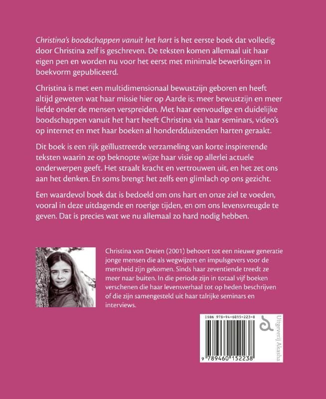 Christina von Dreien; Christina's boodschappen vanuit het hart