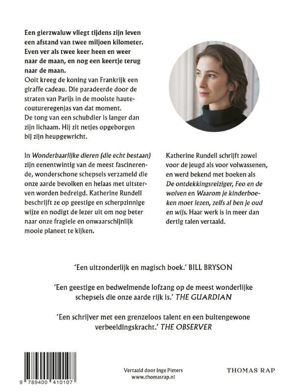 Katherine Rundell; Wonderbaarlijke dieren