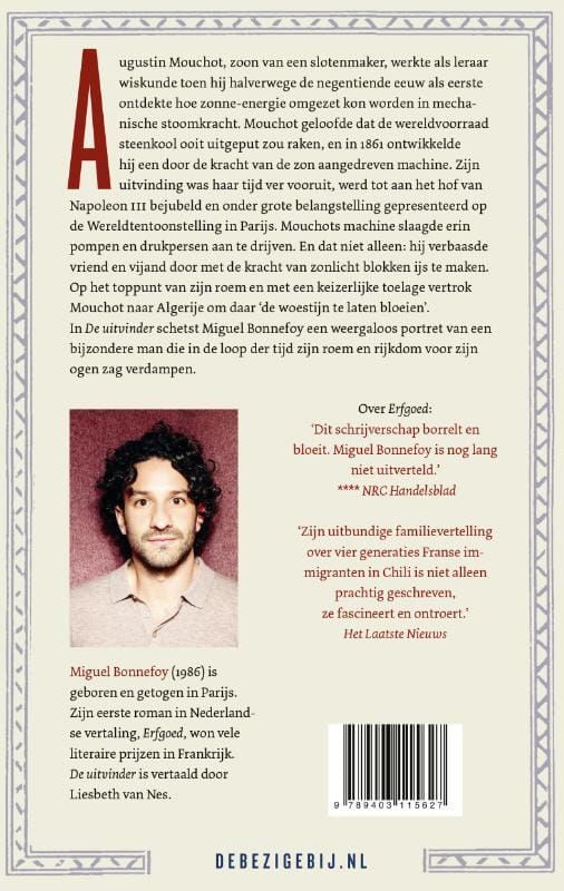 Miguel Bonnefoy; De uitvinder