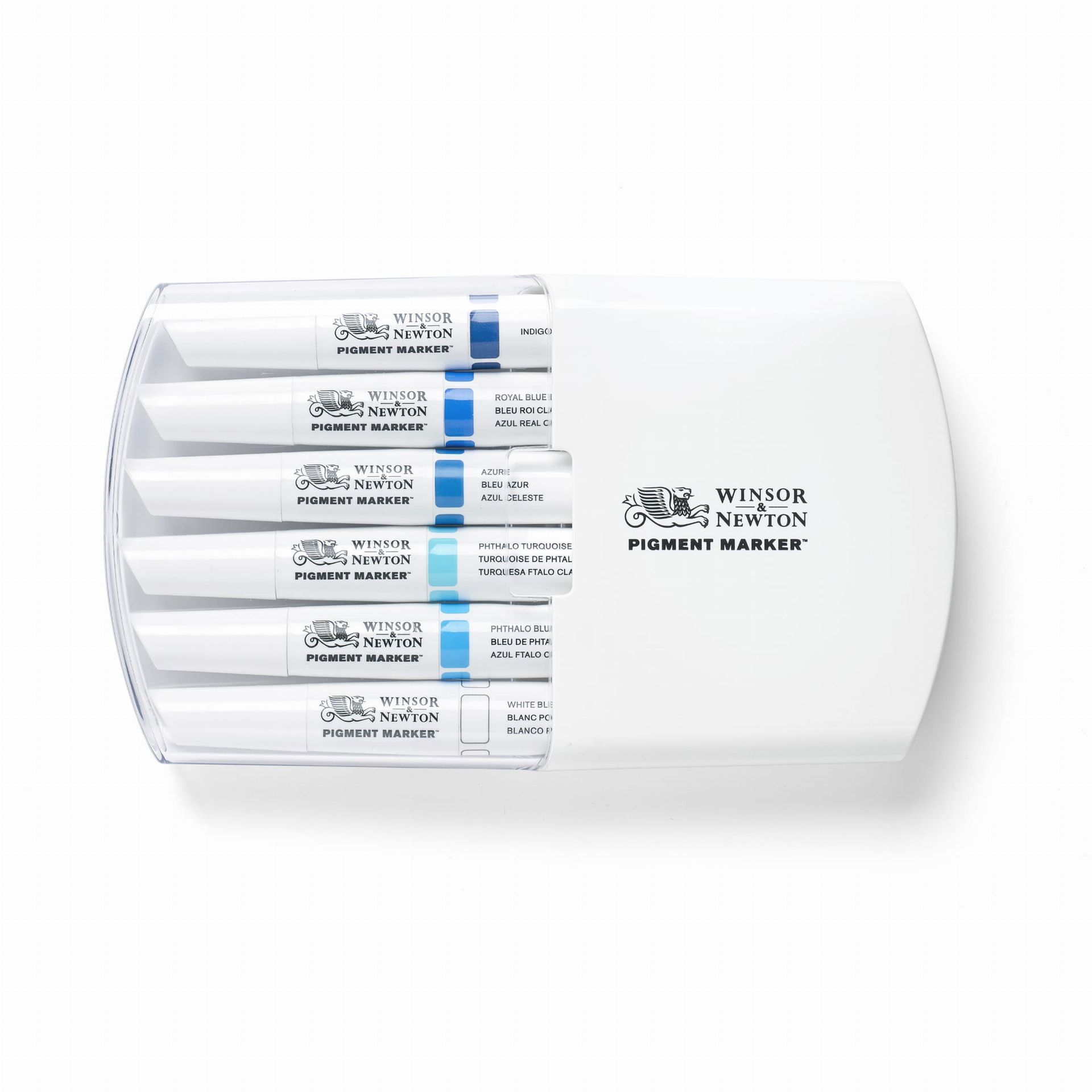 Winsor & Newton - Blue Pigment Marker (6pc)