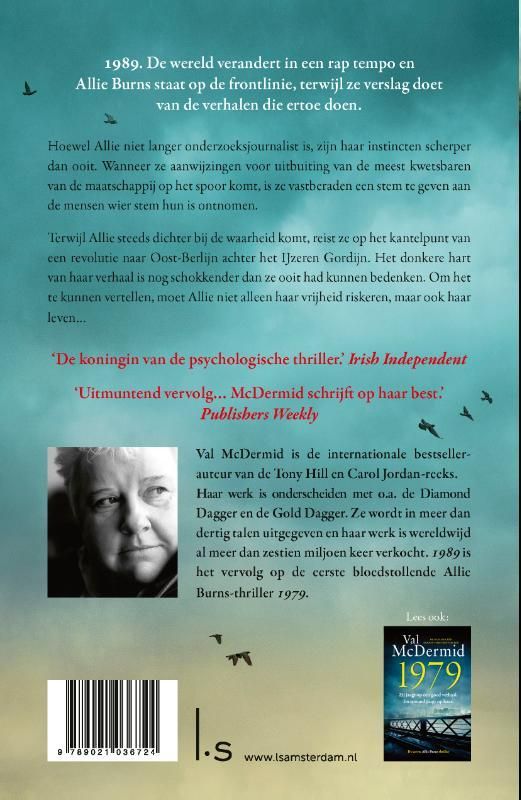 Val McDermid; 1989