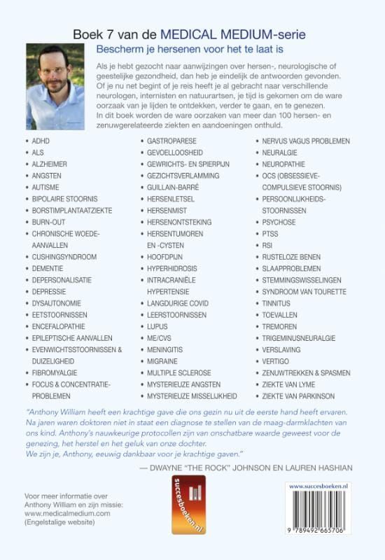 Anthony William; Brain Saver