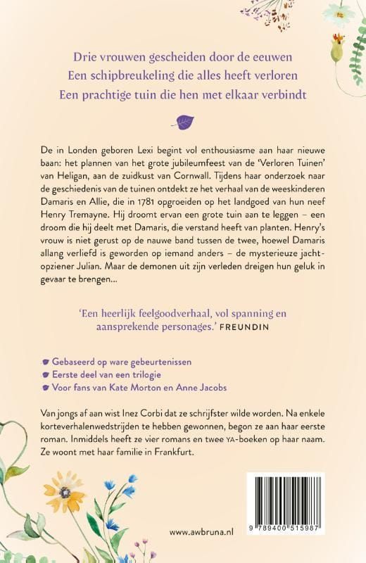 Inez Corbi; De tuinen van Heligan - Een nieuw begin