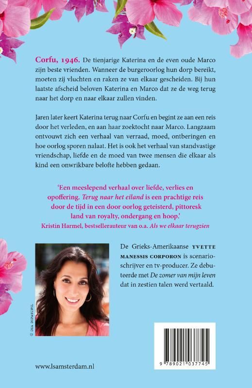 Yvette Manessis Corporon; Terug naar het eiland