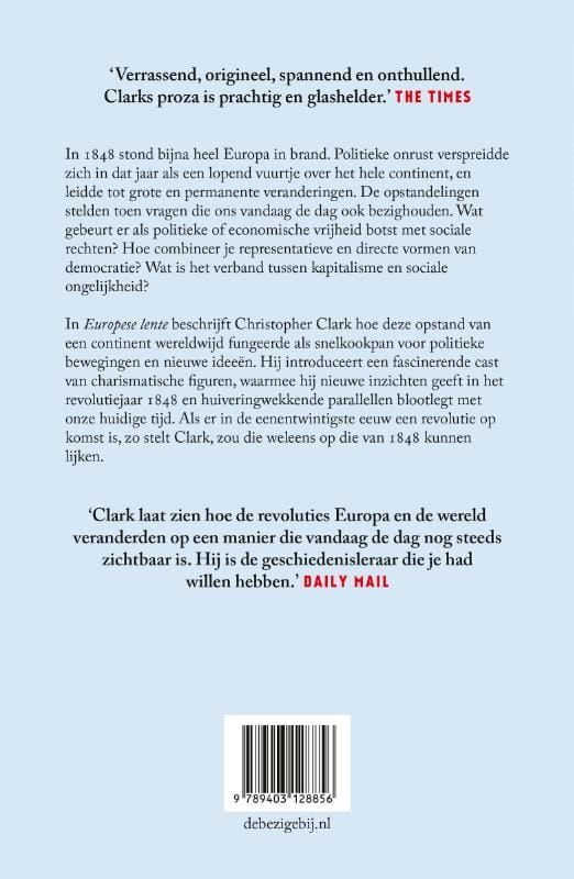 Christopher Clark; Europese lente