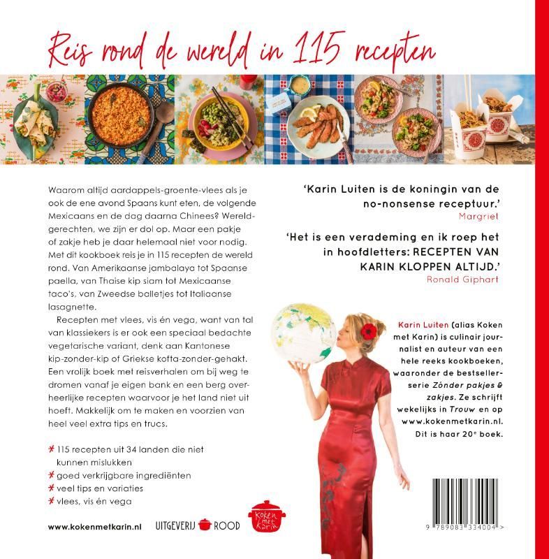 Karin Luiten; Wereldgerechten zónder pakjes & zakjes