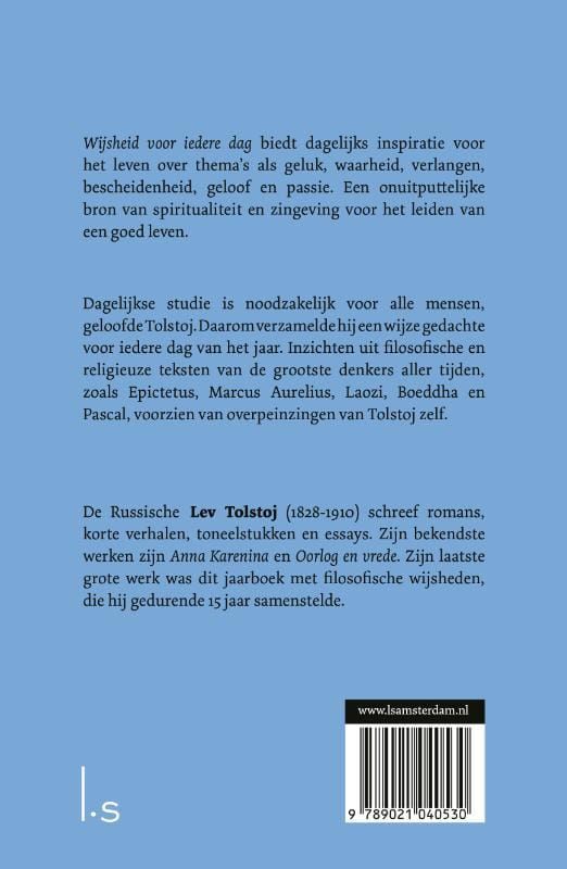 Leo Tolstoj; Wijsheid voor ieder dag