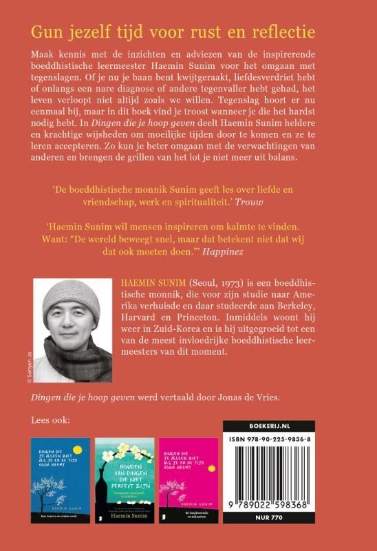 Haemin Sunim; Dingen die je hoop geven