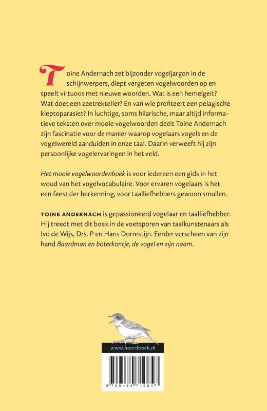 Toine Andernach; Het mooie vogelwoorden boek