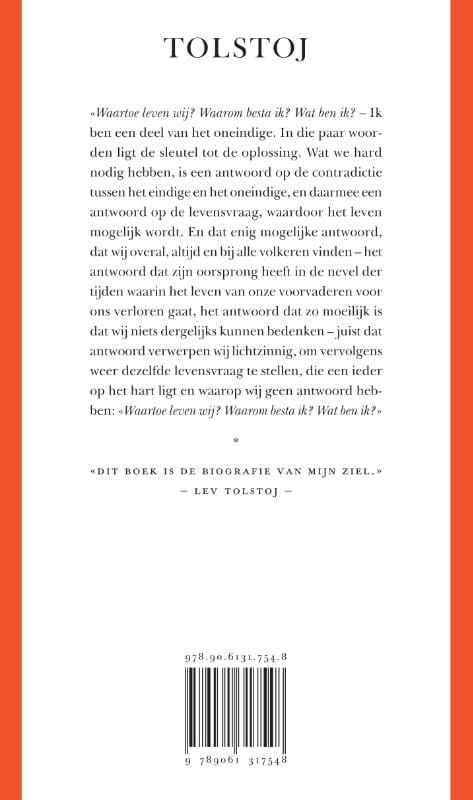 Lev Tolstoj; Mijn biecht