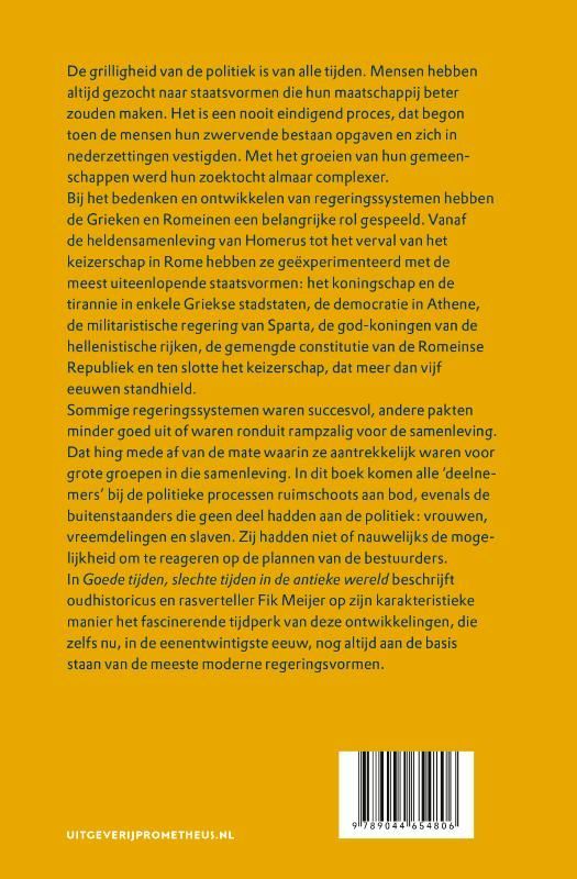 Fik Meijer; Goede tijden, slechte tijden in de antieke wereld