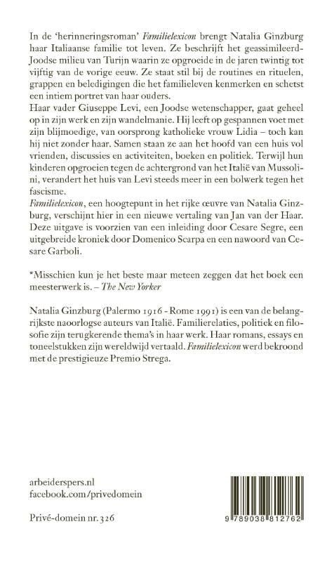 Natalia Ginzburg; Familielexicon