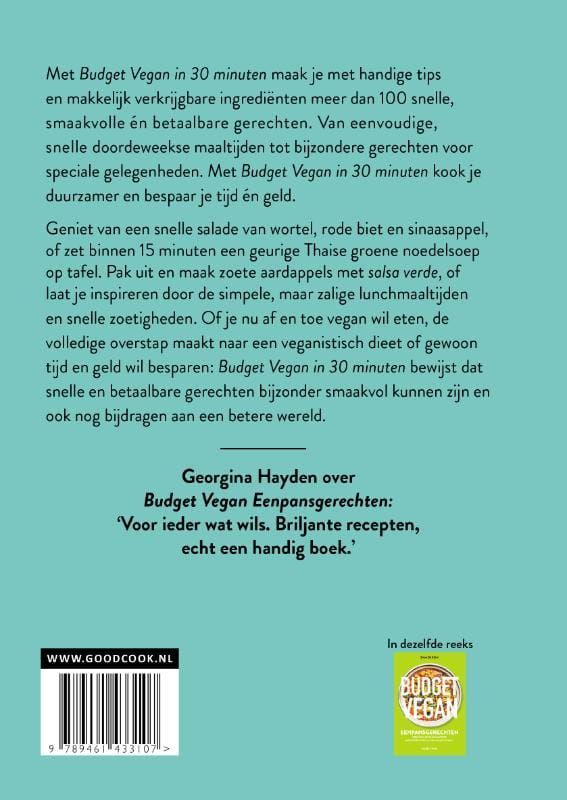 Saskia Sidey; Budget Vegan in 30 minuten