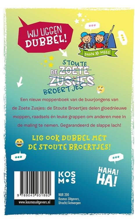 Hanneke de Zoete; De stoute broertjes moppenboek