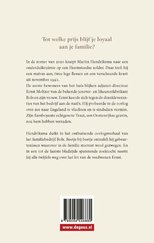 Martin Hendriksma; Het geheim van Bols