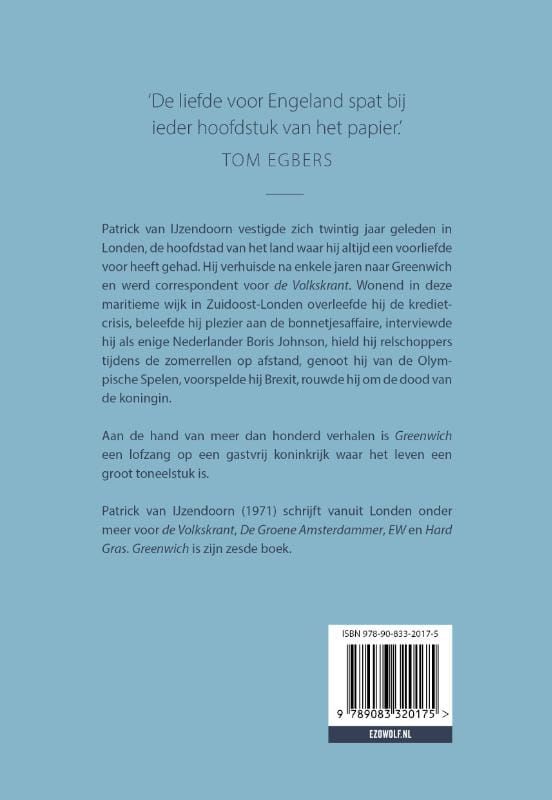 Patrick van IJzendoorn; Greenwich