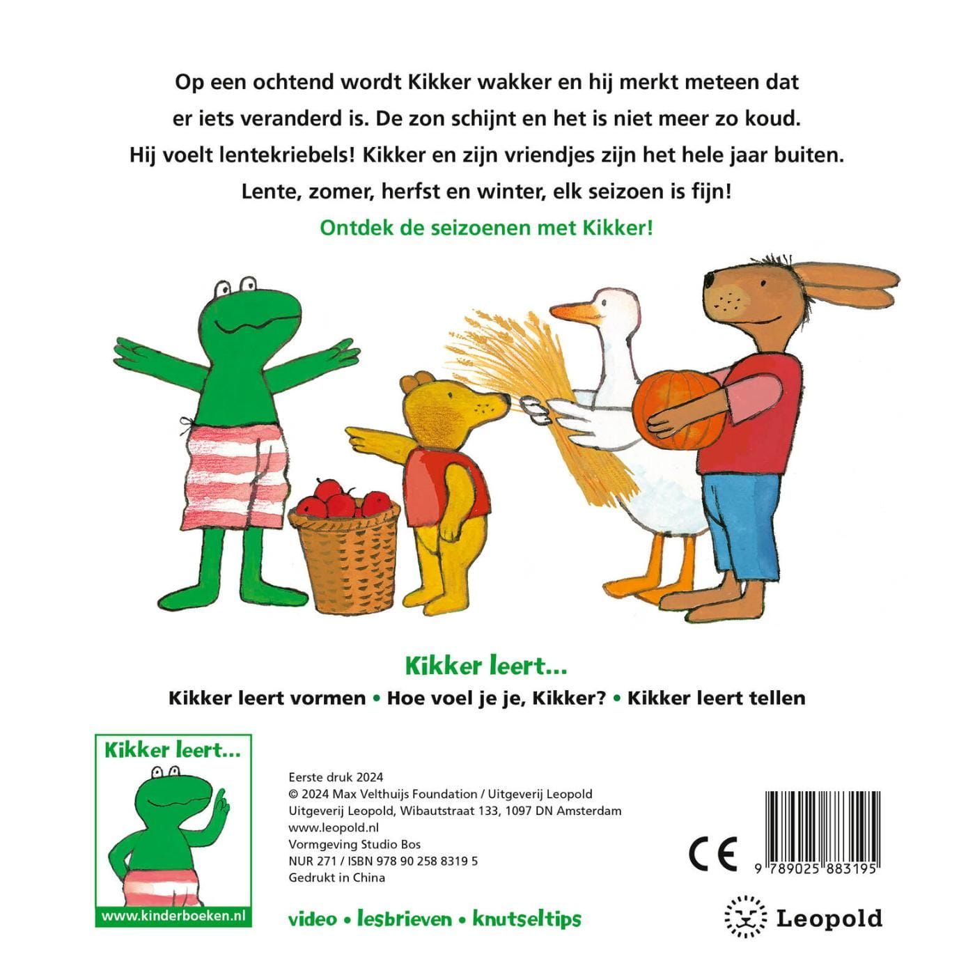 Max Velthuijs; Welk seizoen is het, Kikker?