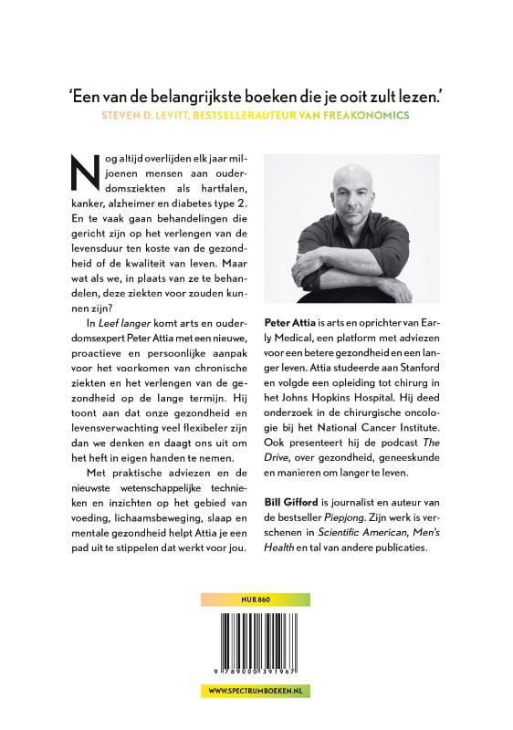 Peter Attia; Leef langer