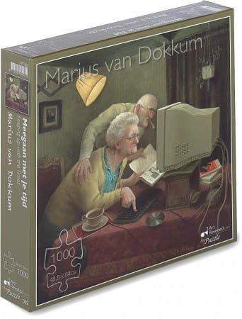 Legpuzzel Marius van Dokkum; Meegaan met je Tijd (1000 stukjes)