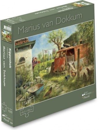 Legpuzzel Marius van Dokkum; Kippenhok (1000 stukjes)