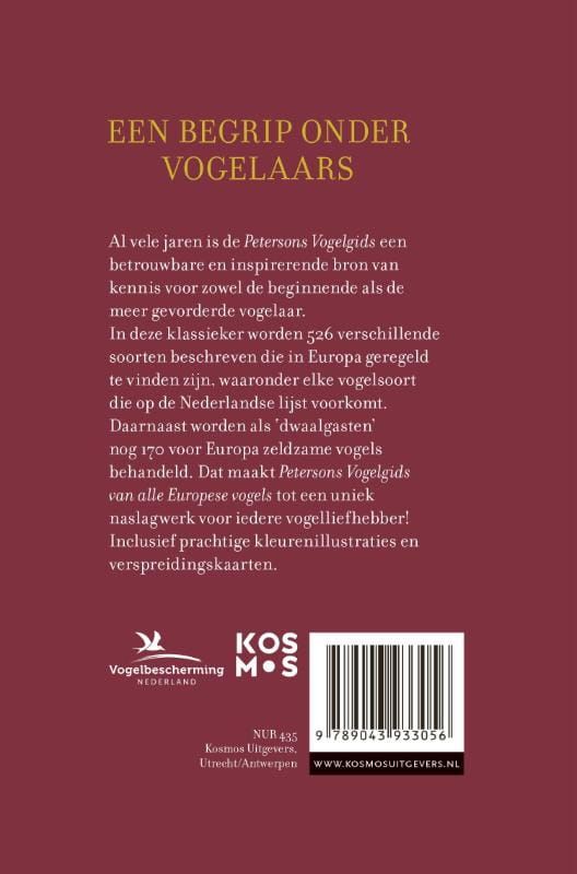 Roger Peterson; Petersons vogelgids van alle Europese vogels