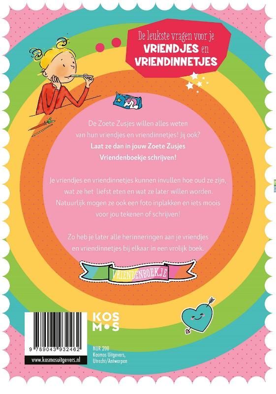 Hanneke de Zoete; De Zoete Zusjes vriendenboek