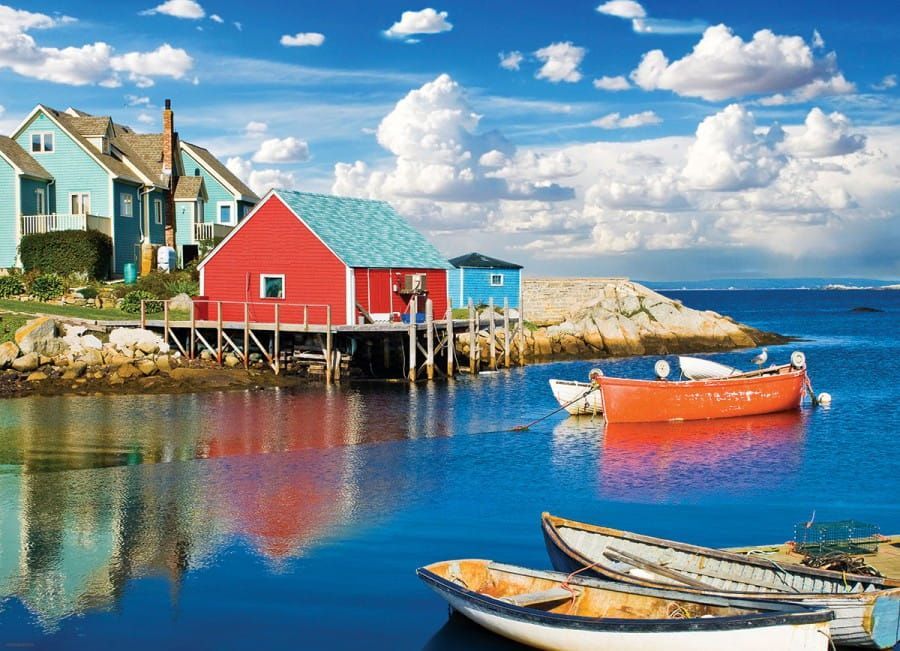 Eurographics; Peggy's Cove Nova Scotia (1000) (Toptitel)